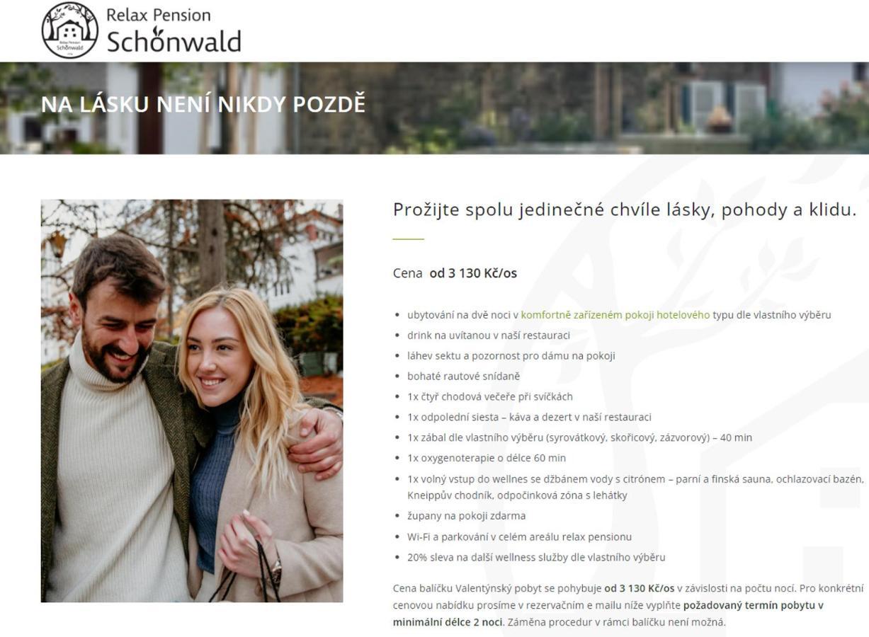 Relax Pension Schonwald Budisov nad Budisovkou Екстер'єр фото